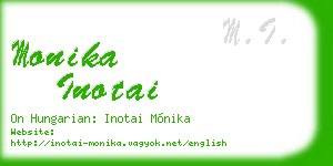 monika inotai business card